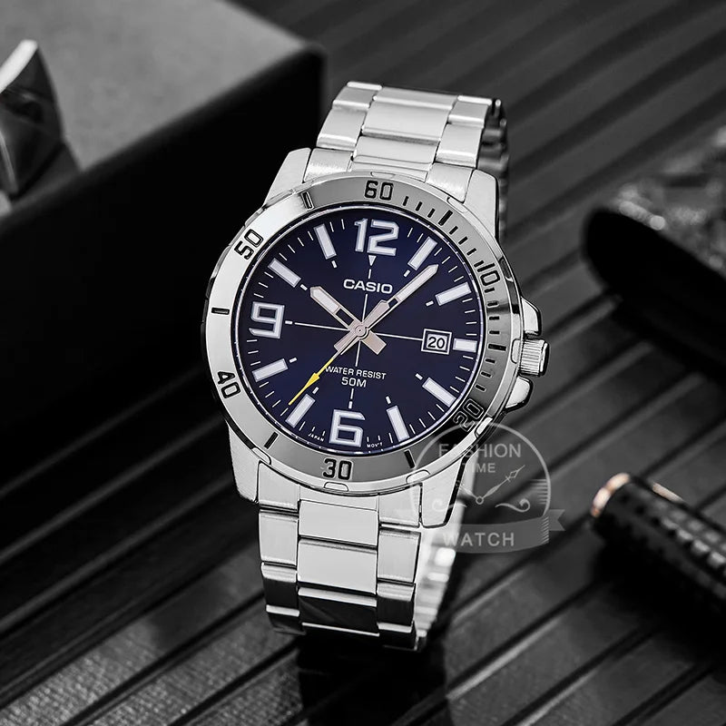 Casio watch for men luxury brand set quartz 50m Waterproof men watch Luminous Sport military Watch relogio masculino MTP-VD01D