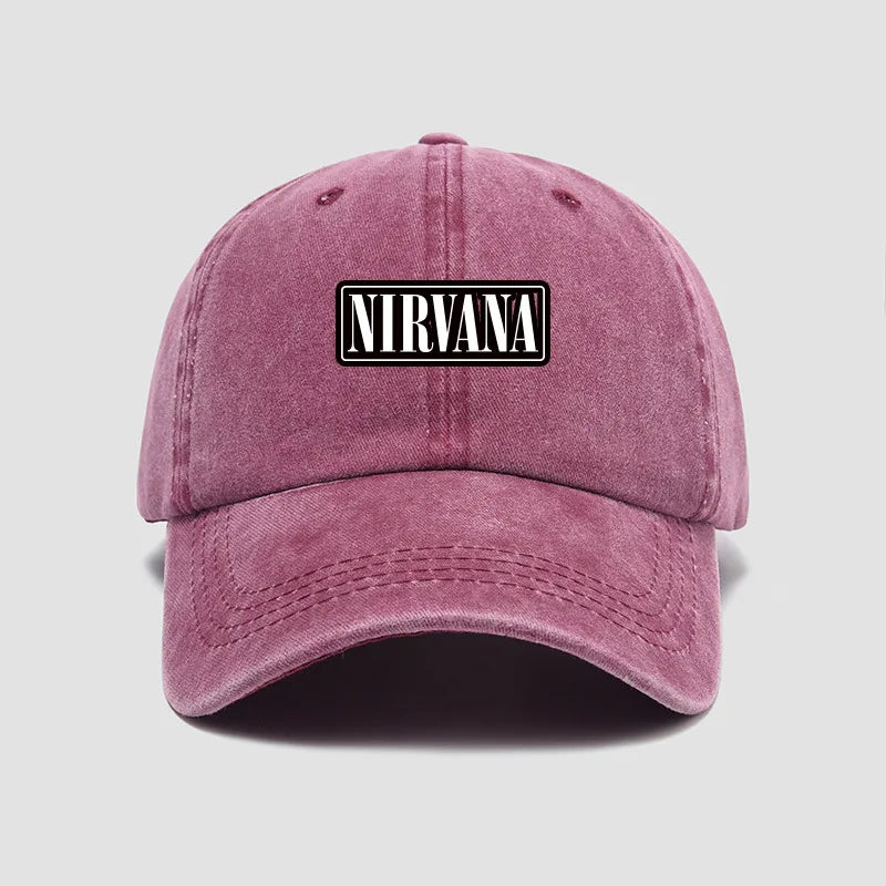 Nirvana Baseball Cap – Unisex Grunge Cotton Duckbill Hat
