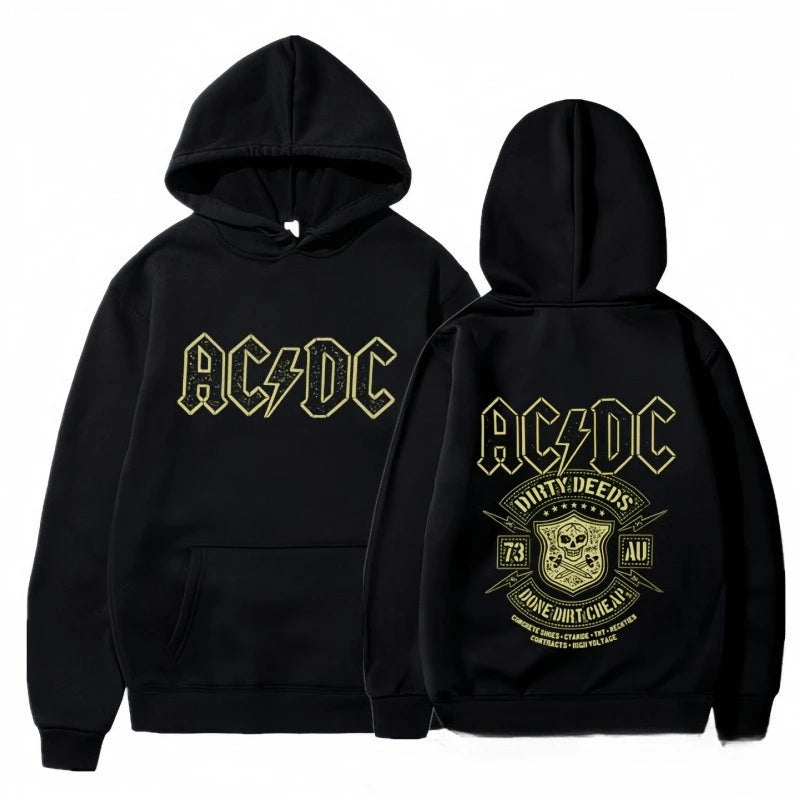 AC/DC PWR UP Tour 2024 Hoodie – Heavy Rock Pullover for True Fansleeve Pullovers