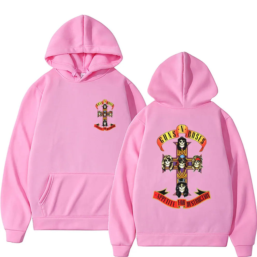 Guns N’ Roses Hoodie – Appetite for Destruction Classic Rock Pullover
