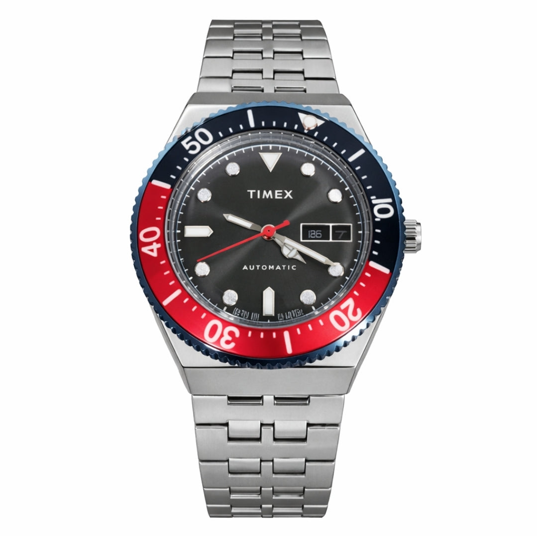 Timex M79 Automatic Watch – Stainless Steel, 40mm