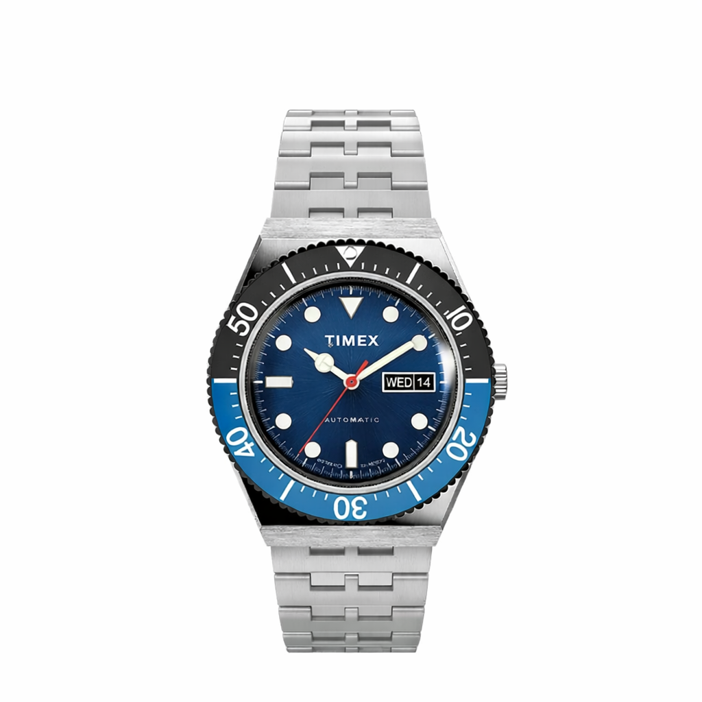 Timex M79 Automatic Watch – Stainless Steel, 40mm